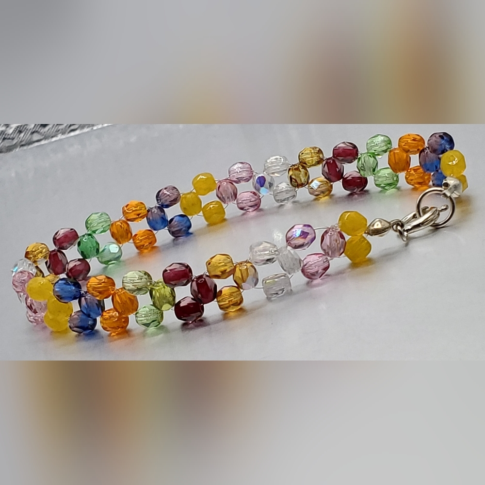 New and nice handmade multicolor bracelet
